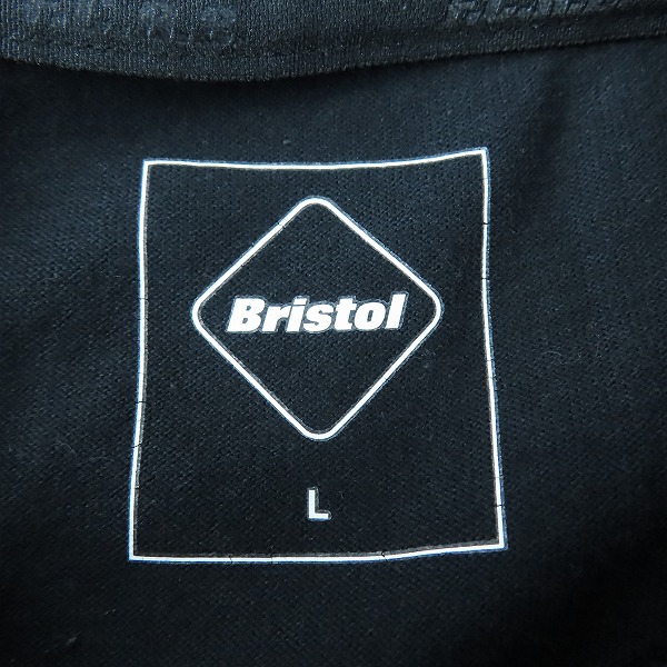 実際に弊社で買取させて頂いたF.C.Real Bristol/エフシーレアルブリストル 23SS BIG LOGO WIDE POLO/ポロシャツ FCRB-230072/Lの画像 3枚目