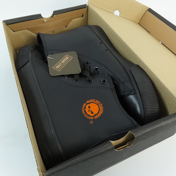 実際に弊社で買取させて頂いたHARLEYDAVIDSON/ハーレーダビッドソン ハイカット スニーカー/D93343/26.5の画像 8枚目