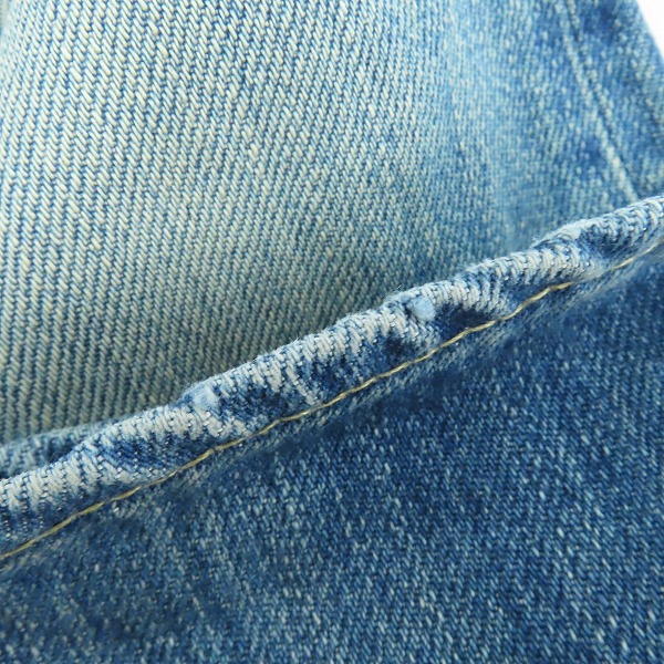 実際に弊社で買取させて頂いたHYSTERIC GLAMOUR/ヒステリックグラマー HRLR加工 デニムパンツ 0241AP12/28の画像 9枚目