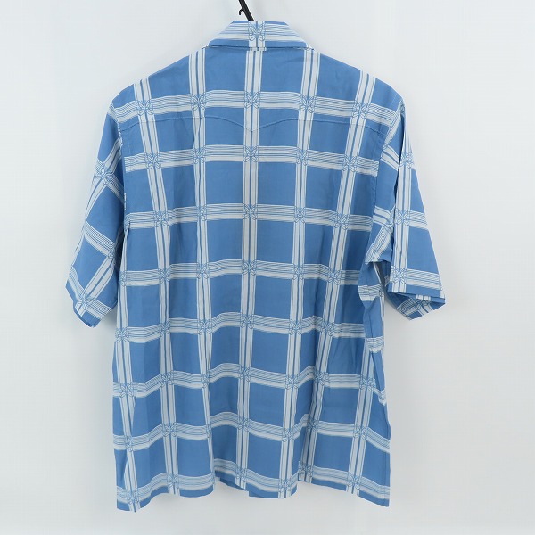 実際に弊社で買取させて頂いた【未使用】Needles × BEAMS/ニードルス×ビームス アロハシャツ 半袖 オープンカラーシャツ/11-01-0064-334-72-18/Mの画像 1枚目