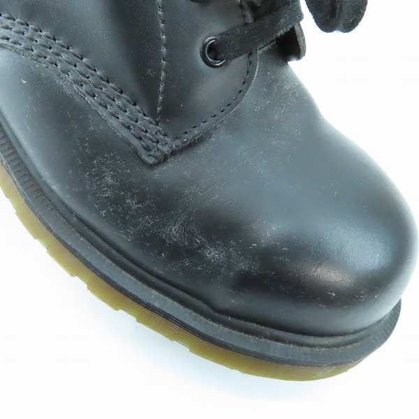 実際に弊社で買取させて頂いたDr.Martens/ドクターマーチン スチールトゥ/10ホールブーツ/BOOTS ブラック 1919 VR2/9の画像 6枚目