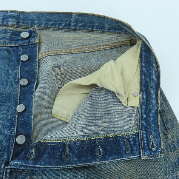実際に弊社で買取させて頂いたLEVI'S/リーバイス 501 66前期 刻印8 ビッグE ヴィンテージ デニムパンツ/ジーンズの画像 2枚目