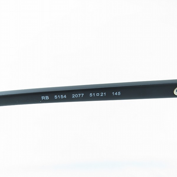 実際に弊社で買取させて頂いたRay-Ban/レイバン CLUBMASTER/クラブマスター メガネフレーム/アイウェア RB5154 2077の画像 6枚目