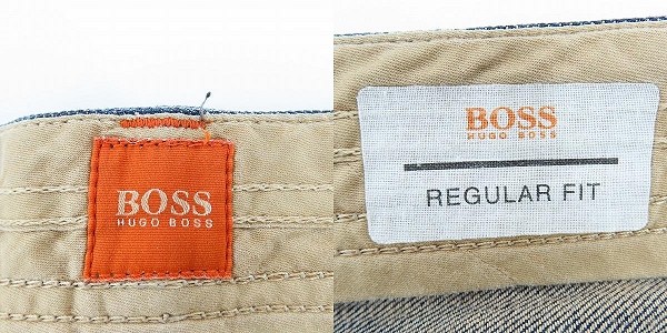 実際に弊社で買取させて頂いたHUGO BOSS/ヒューゴボス デニムパンツ regular fit/レギュラーフィット US40/34の画像 3枚目