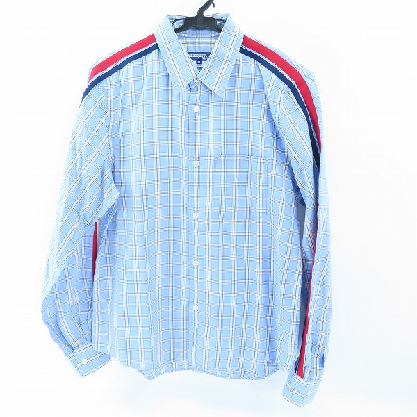 実際に弊社で買取させて頂いたJUNYA WATANABE MAN/ジュンヤワタナベマン チェック長袖シャツ AD2006 WS-B004/SS