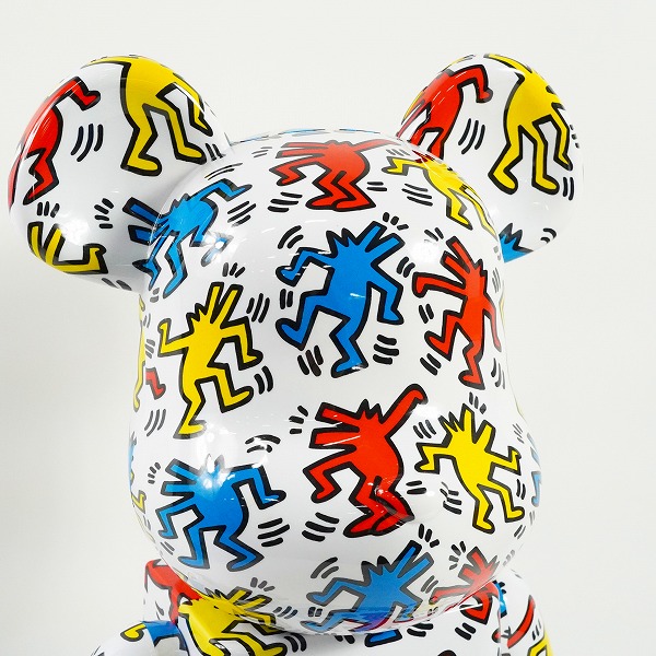 実際に弊社で買取させて頂いた★MEDICOM TOY/メディコムトイ BE@RBRICK/ベアブリック KEITH HARING/キース・ヘリング #9 1000％の画像 4枚目