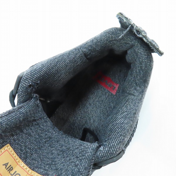実際に弊社で買取させて頂いたNIKE×LEVIS/ナイキ×リーバイス AIR JORDAN 4 RETRO NRG/エアジョーダン 4 AO2571-001/27.5の画像 4枚目