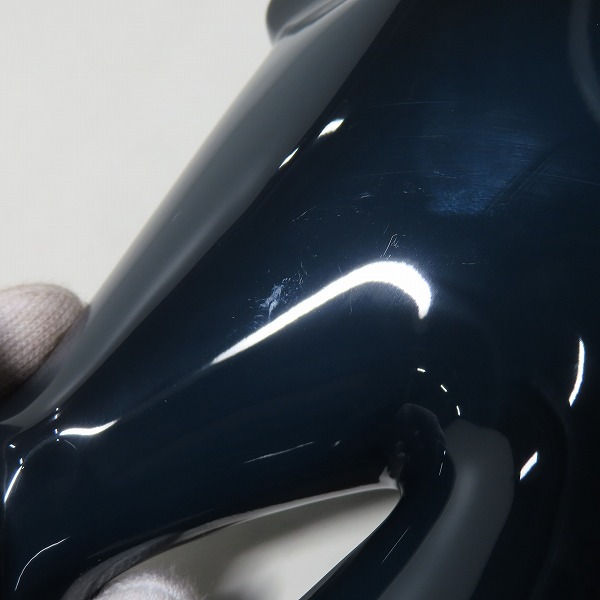 実際に弊社で買取させて頂いたHERMES/エルメス サマルカンド ペーパーウェイト 置物 オブジェ ネイビー系の画像 7枚目