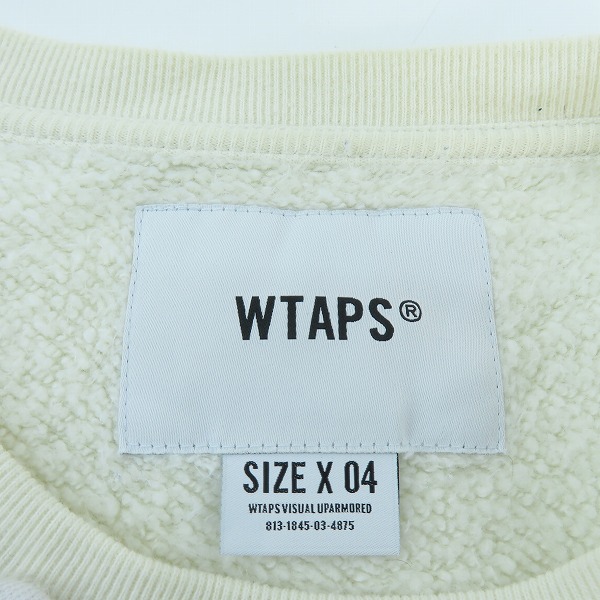 実際に弊社で買取させて頂いたWTAPS/ダブルタップス クルーネックスウェット 212ATDT-CSM24/04の画像 2枚目
