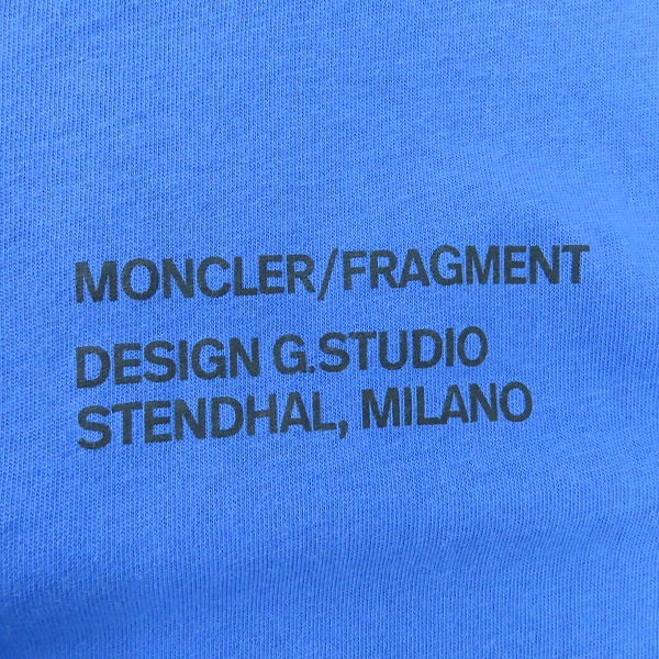 実際に弊社で買取させて頂いた【JPタグ】MONCLER GENIUS 7×FRAGMENT/モンクレール×フラグメント MAGLIA T-SHIRT プリント半袖Tシャツ F209U8C70810/Lの画像 7枚目