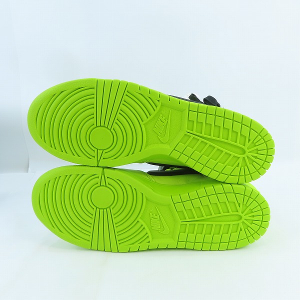 実際に弊社で買取させて頂いた【未使用】NIKE×AMBUSH/ナイキ×アンブッシュ DUNK HIGH/ダンクハイ Flash Lime/フラッシュライム CU7544-300 27.5の画像 2枚目