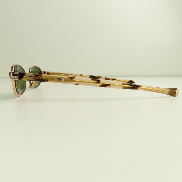 実際に弊社で買取させて頂いたCOACH/コーチ メタルフレーム 眼鏡/メガネフレーム/アイウェア シャイニー ローズ ゴールド HC5098TD-9331の画像 1枚目