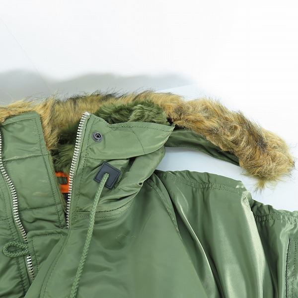 実際に弊社で買取させて頂いたALPHA INDUSTRIES/アルファインダストリーズ フライトジャケット N-3B 026200/3XLの画像 5枚目