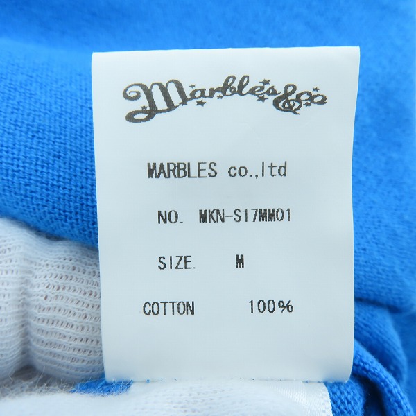 実際に弊社で買取させて頂いたMarbles×Disney/マーブルス×ディズニー Mickey/ミッキー シルエット ニットカットソー Mの画像 4枚目