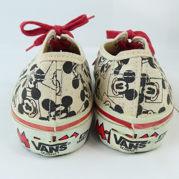 実際に弊社で買取させて頂いたVANS x DISNEY/バンズ × ディッキーズ MICKEY/ミッキーマウス USA製/ヴィンテージ スニーカー 7の画像 1枚目