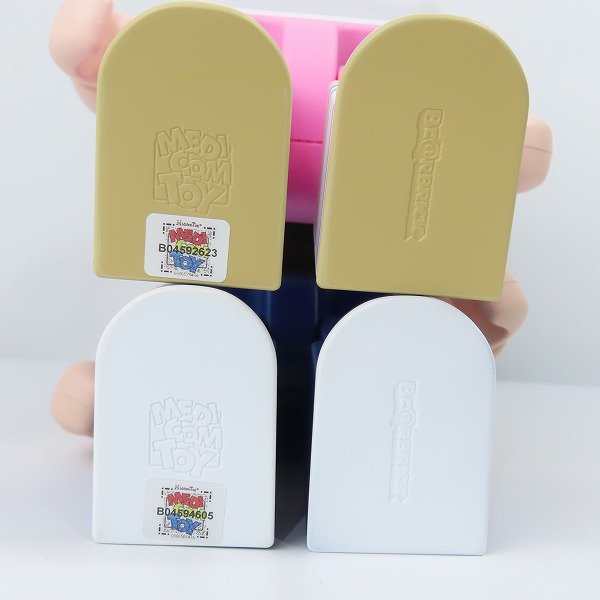実際に弊社で買取させて頂いたメディコムトイ BE@RBRICK/ベアブリック BANANAMAN/バナナマン POPUP限定 100％&400% 日村勇紀/設楽統 2点セットの画像 5枚目