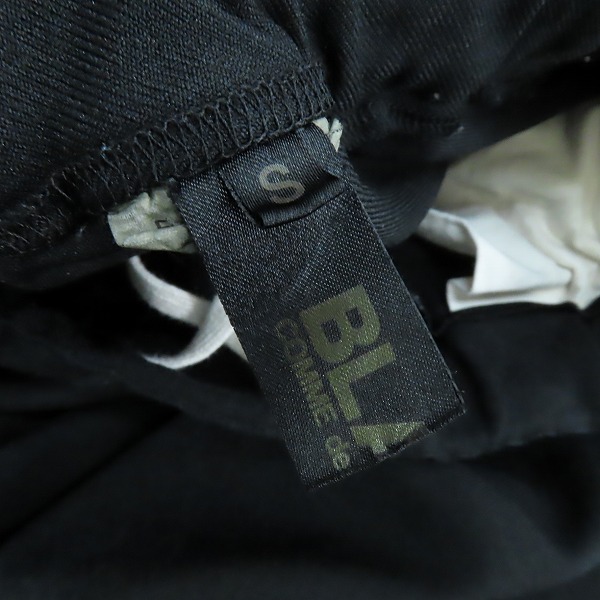 実際に弊社で買取させて頂いたBLACK COMME des GARCONS/ブラック コムデギャルソン AD2019 レイヤードパンツ 1D-P025 Sの画像 2枚目