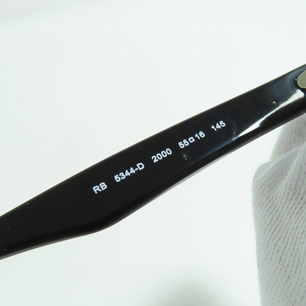 実際に弊社で買取させて頂いた(1)Ray-Ban/レイバン 眼鏡/メガネフレーム/アイウェア/サングラス RB5344-Dの画像 6枚目