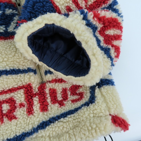 実際に弊社で買取させて頂いたHYSTERIC GLAMOUR/ヒステリックグラマー SUPER HYS ジャガード リバーシブル ブルゾン 01223AB07/Fの画像 7枚目