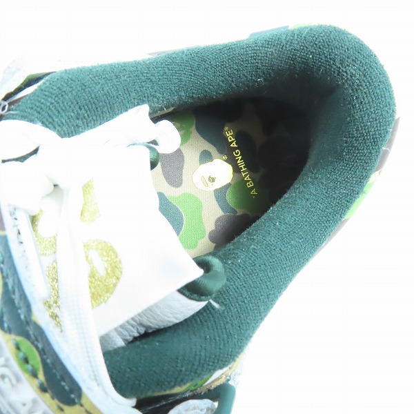 実際に弊社で買取させて頂いたadidas×A BATHING APE/アディダス×アベイシングエイプ Forum 84 Low 30th Anniversary/フォーラム ID4771/28.5の画像 5枚目