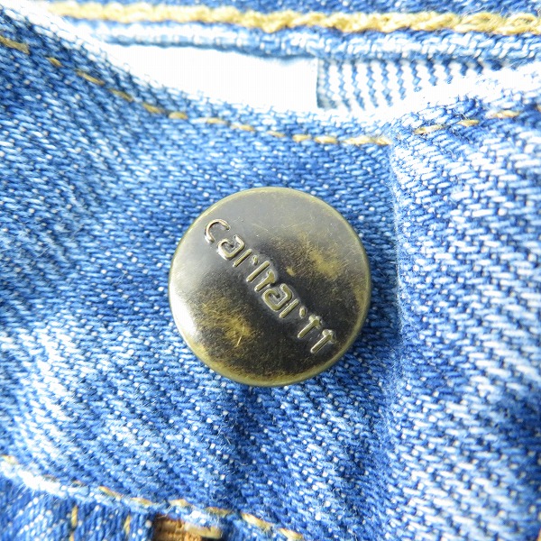 実際に弊社で買取させて頂いたCarhartt/カーハート Relaxed Fit デニムパンツ B17 STW/32×30の画像 6枚目