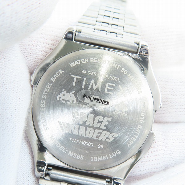 実際に弊社で買取させて頂いた(2)TIMEX/タイメックス スペースインベーダー  腕時計 TW2V30000の画像 3枚目
