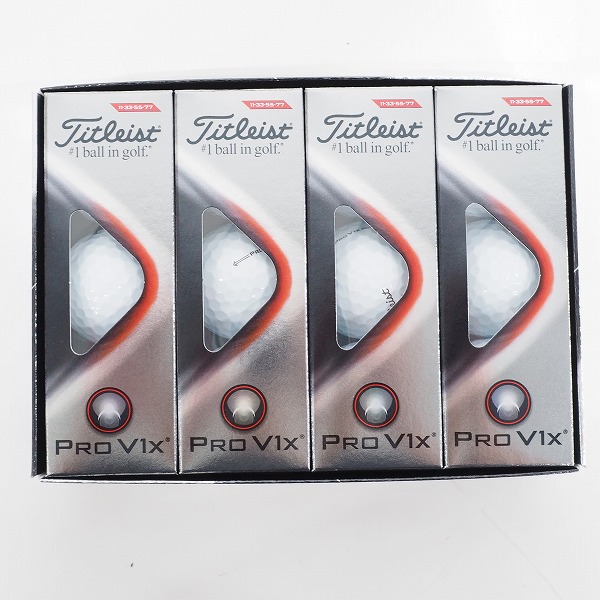 実際に弊社で買取させて頂いた【未使用】Titleist/タイトリスト PRO V1x ゴルフボール ホワイト 1ダース