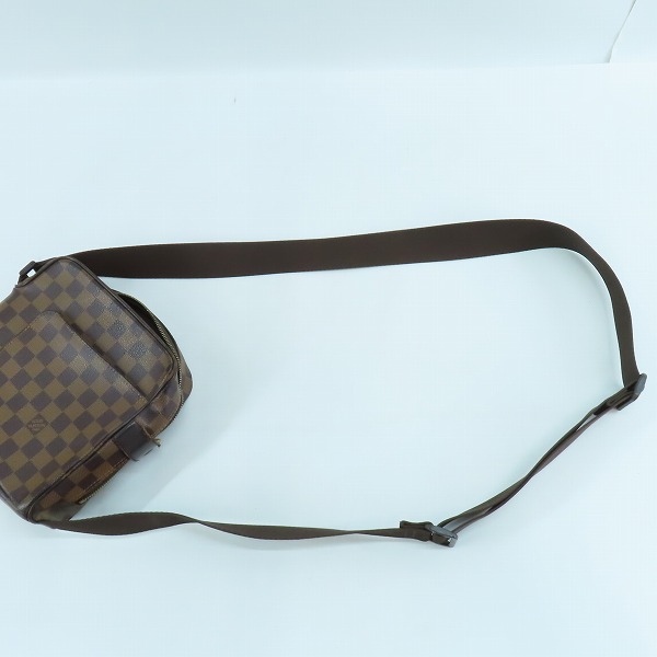 実際に弊社で買取させて頂いたLOUIS VUITTON/ルイヴィトン オラフPM ダミエ 斜め掛けショルダーバッグ N41442の画像 6枚目