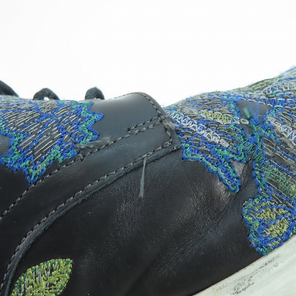 実際に弊社で買取させて頂いた(1)EMPORIO ARMANI/エンポリオ アルマーニ  ローカット スニーカー 総柄 X4C444/6の画像 7枚目