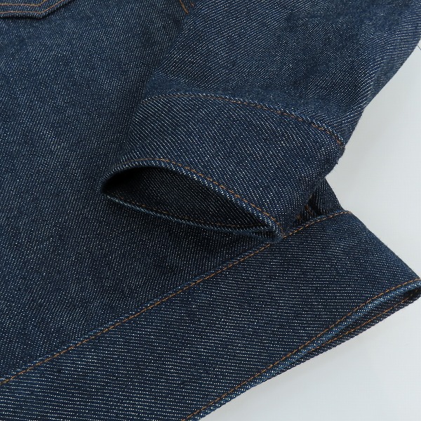 実際に弊社で買取させて頂いたA.P.C./アーペーセー APC デニムジャケット インディゴ 2nd Type/Sの画像 5枚目
