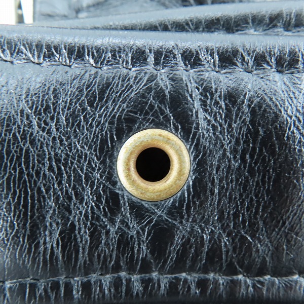 実際に弊社で買取させて頂いたSchott/ショット USA製/Dポケット/カウレザー ダブルライダースジャケット 7147/36の画像 8枚目