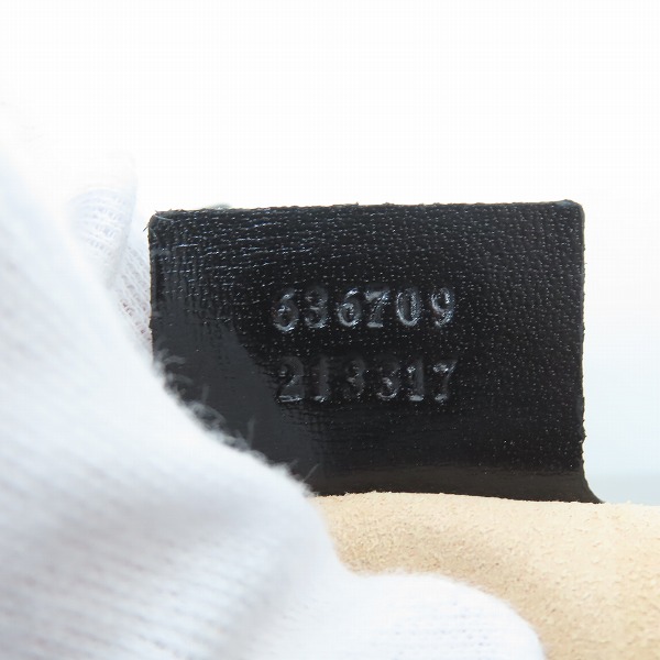 実際に弊社で買取させて頂いたGUCCI/グッチ ジャッキー 1961 スモール ホーボーバッグ/ショルダーバッグの画像 5枚目