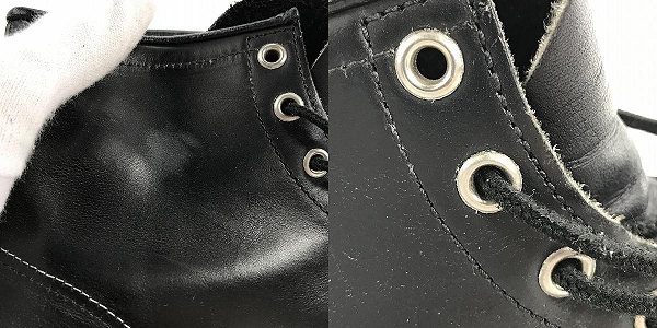 実際に弊社で買取させて頂いたRED WING/レッドウィング 四角犬タグ アイリッシュセッター モックトゥ ブーツ 8179 9Eの画像 6枚目