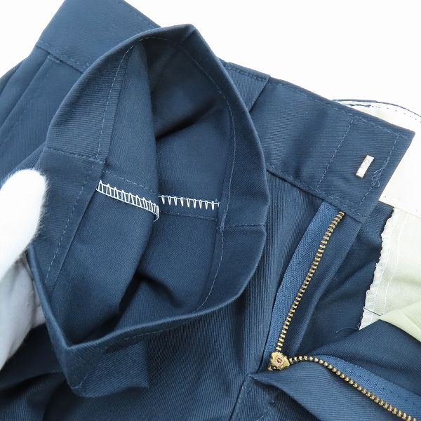 実際に弊社で買取させて頂いた【未使用】Dickies/ディッキーズ SLIM STRAIGHT パンツ ネイビー/30×30の画像 6枚目