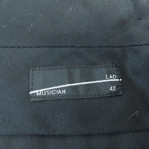 実際に弊社で買取させて頂いたLAD MUSICIAN/ラッドミュージシャン ウール 花柄 スラックスパンツ ブルー系 2219-570/42の画像 3枚目