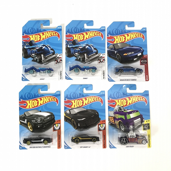 実際に弊社で買取させて頂いた【おまとめ/未開封】Hot Wheels/ホットウィール 日産 SKYLINE GT-R BNR32/ZOMBOT HW ROBOTS/CRATE RACER 他