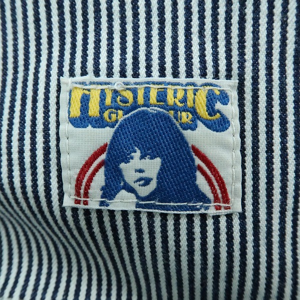 実際に弊社で買取させて頂いたHYSTERIC GLAMOUR/ヒステリックグラマー ボーダーペインターパンツ 02202AP04/Lの画像 2枚目