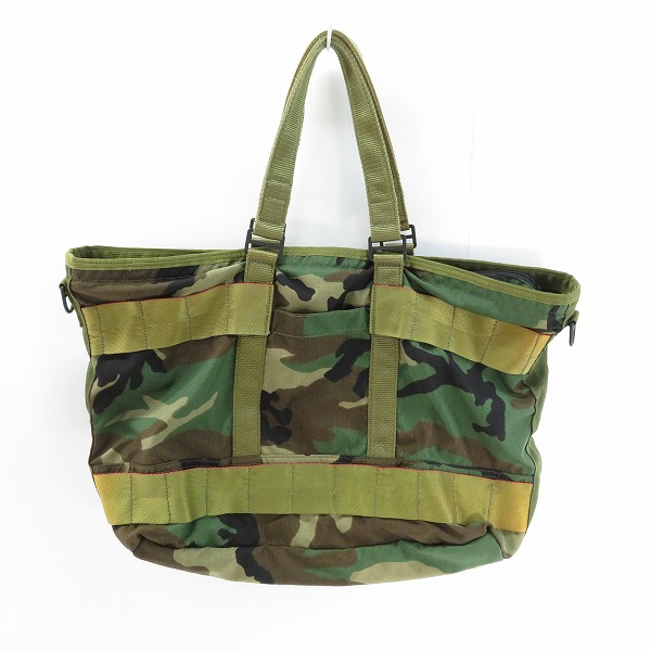 実際に弊社で買取させて頂いたBRIEFING×BEAMS PLUS/ブリーフィング×ビームスプラス MIL TRAINING TOTE 中カモフラ 2way トートバッグの画像 1枚目
