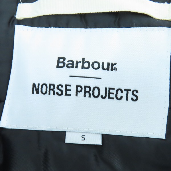 実際に弊社で買取させて頂いたBarbour × NORSE PROJECTS/バブアー × ノースプロジェクト NP NORTH SEA PARKA 中綿ジャケット 2002093/Sの画像 2枚目
