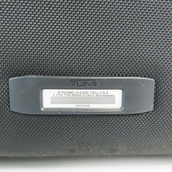 実際に弊社で買取させて頂いたTUMI/トゥミ 2輪キャスター付きラゲージ ガーメント バッグ キャリーケース 22024D2の画像 5枚目