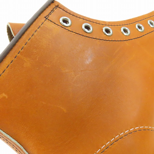 実際に弊社で買取させて頂いたRED WING/レッドウィング 6-inch Classic Moc アイリッシュセッター モックトゥ 875/9Eの画像 6枚目