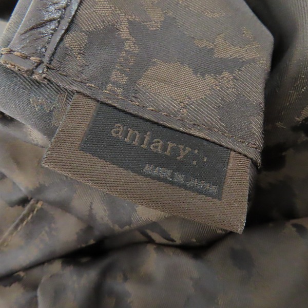 実際に弊社で買取させて頂いたaniary/アニアリ レザー ショルダーバッグ ブラウンの画像 5枚目