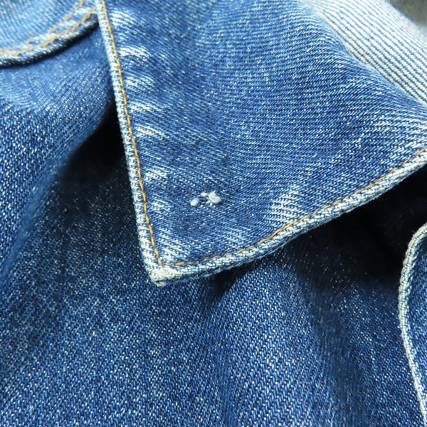 実際に弊社で買取させて頂いたA.P.C./アーペーセー デニムジャケット/カバーオール インディゴ/Mの画像 5枚目