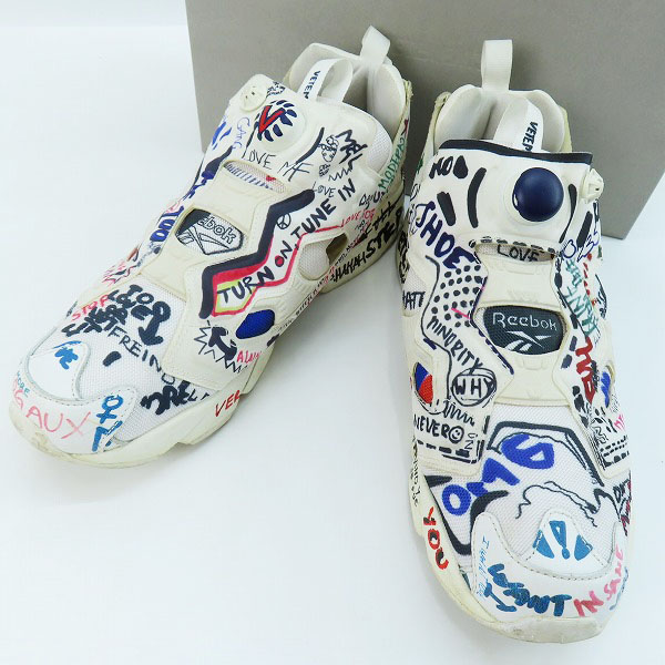実際に弊社で買取させて頂いたVETEMENTS×Reebok/ヴェトモン×リーボック 17SS INSTAPUMP FURY BS7031/28.5