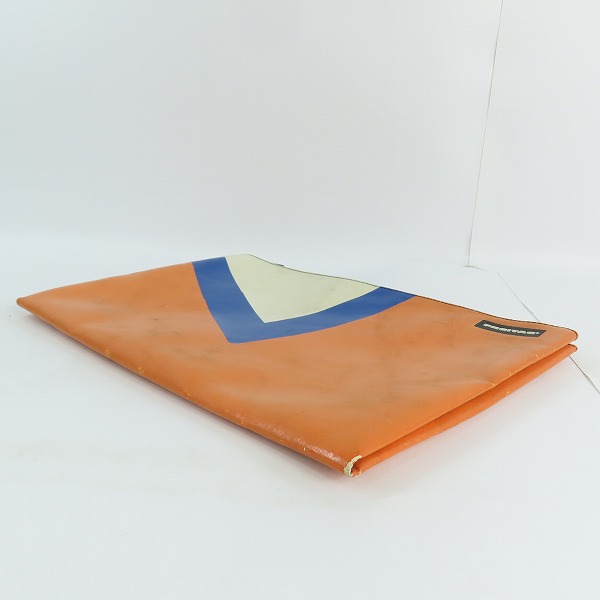 実際に弊社で買取させて頂いたFREITAG/フライターグ F08 DAN/ダン ポーチ/セカンドバッグ/クラッチバッグ オレンジ/ブルーの画像 2枚目
