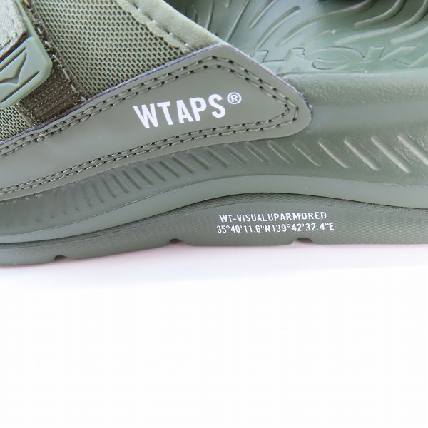 実際に弊社で買取させて頂いた【未使用】WTAPS × HOKA ONEONE/ダブルタップス × ホカ オネオネ Ora Luxe Olive Drab/オラ ラックス 1155398/27の画像 6枚目