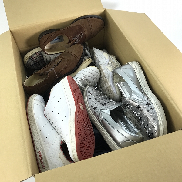 実際に弊社で買取させて頂いた【おまとめ】ジミーチュウ/ケンゾー/アディダス 等 スニーカー/スリッポン/ドライビングシューズ 他 メンズ/キッズ