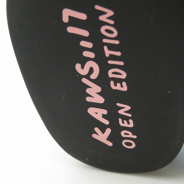 実際に弊社で買取させて頂いたMEDICOM TOY×KAWS/メディコムトイ×カウズ BFF OPEN EDITION ブラック フィギュアの画像 6枚目