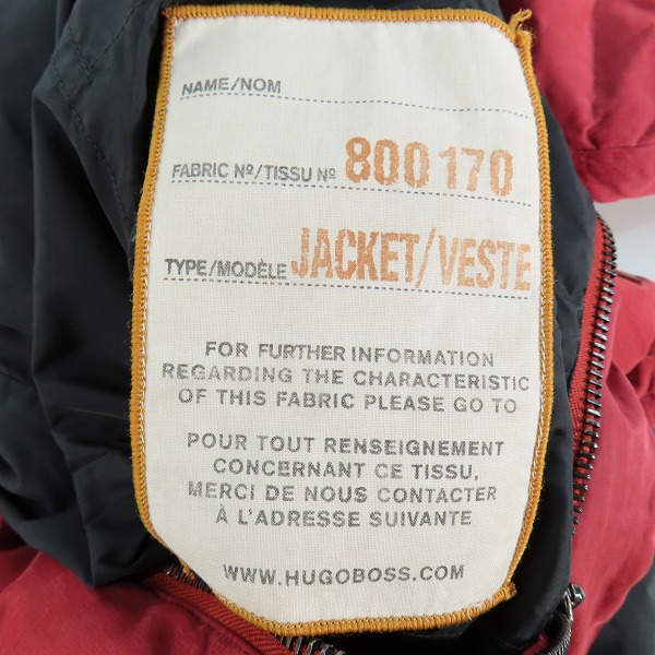 実際に弊社で買取させて頂いたHUGO BOSS/ヒューゴボス ダウンジャケット 54の画像 5枚目