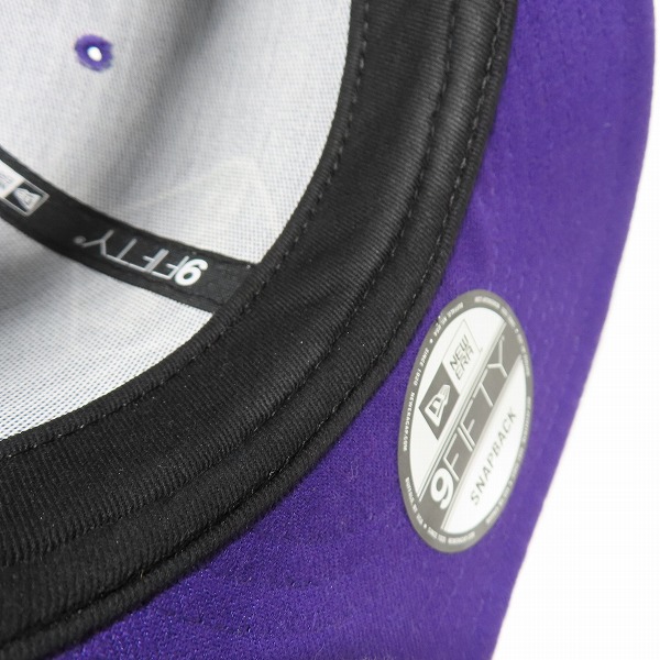 実際に弊社で買取させて頂いたF.C.R.B.×NEWERA/FCレアルブリストル×ニューエラ BRISTOL EMBLEM LOGO 6panel Cap キャップ パープルの画像 7枚目